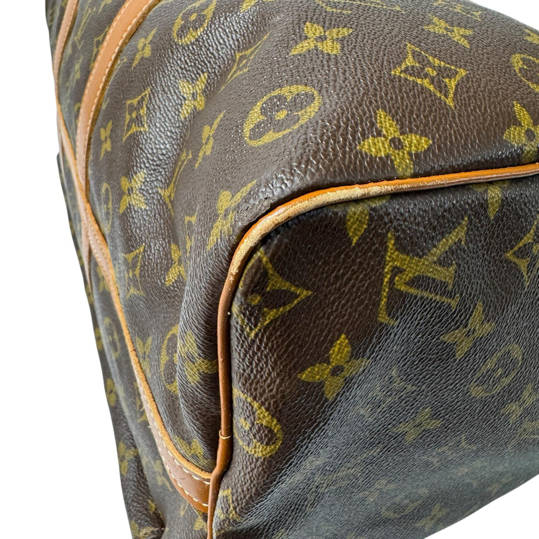 激レア ルイヴィトン LOUIS VUITTON モノグラム ヴィンテージ ボストンバッグ USA製 斜めがけ クロスボディ レディース
