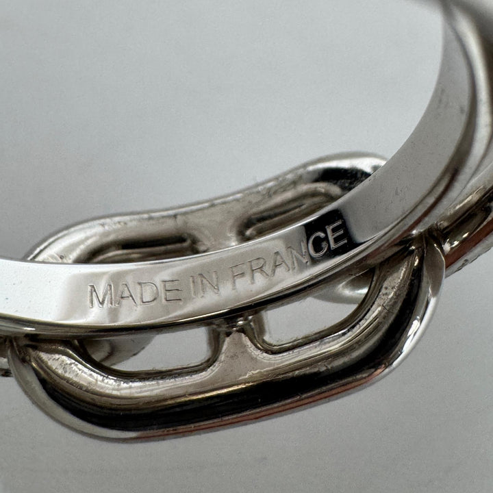 エルメス HERMES シェーヌダンクル スカーフリング シルバー レディース