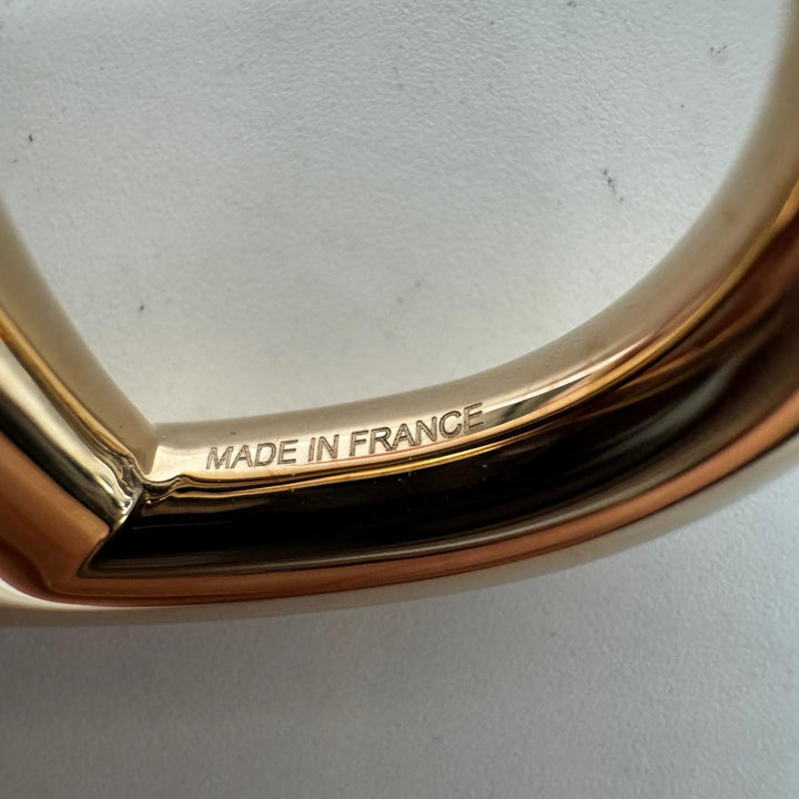 エルメス HERMES スカーフリング シェーヌダンクル ゴールド レディース