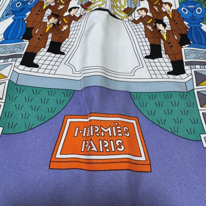 エルメス HERMES カレ90 メゾン デ カレ スカーフ シルク レディース