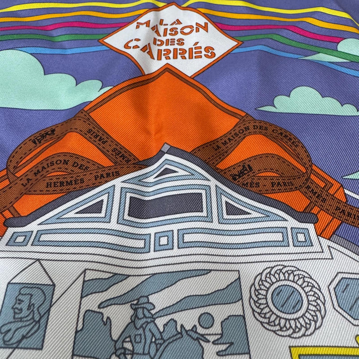 エルメス HERMES カレ90 メゾン デ カレ スカーフ シルク レディース