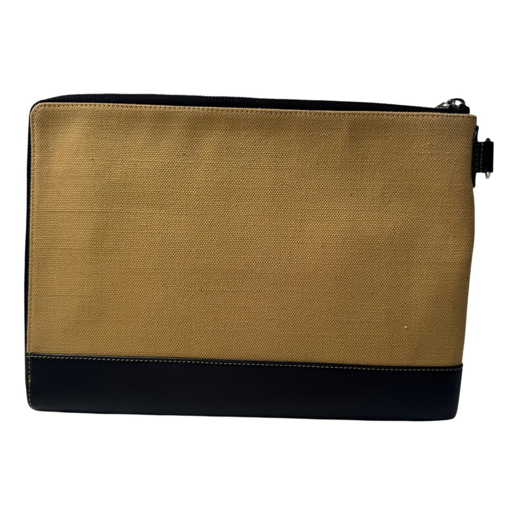 美品 ベルルッティ Berluti ニノ クラッチバッグ GM キャンバス×レザー メンズ