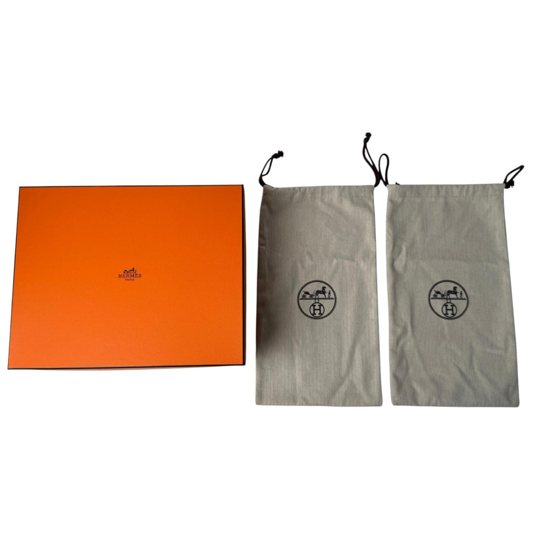 エルメス HERMES MIX ミュール サイズ36 レザー 黒 スリッポン H261143Z レディース