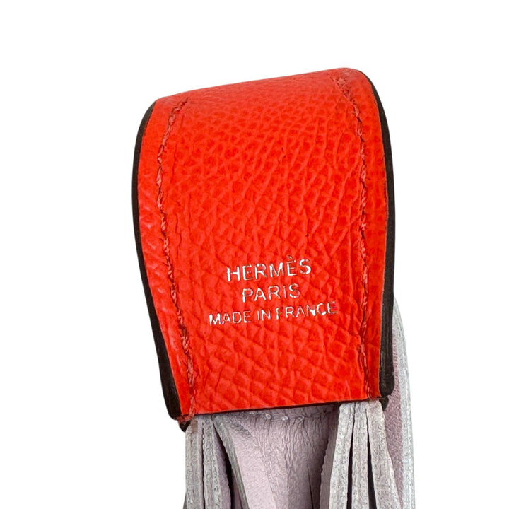 未使用 エルメス HERMES ポワソン バッグチャーム エプソン スイフト W刻印 レディース