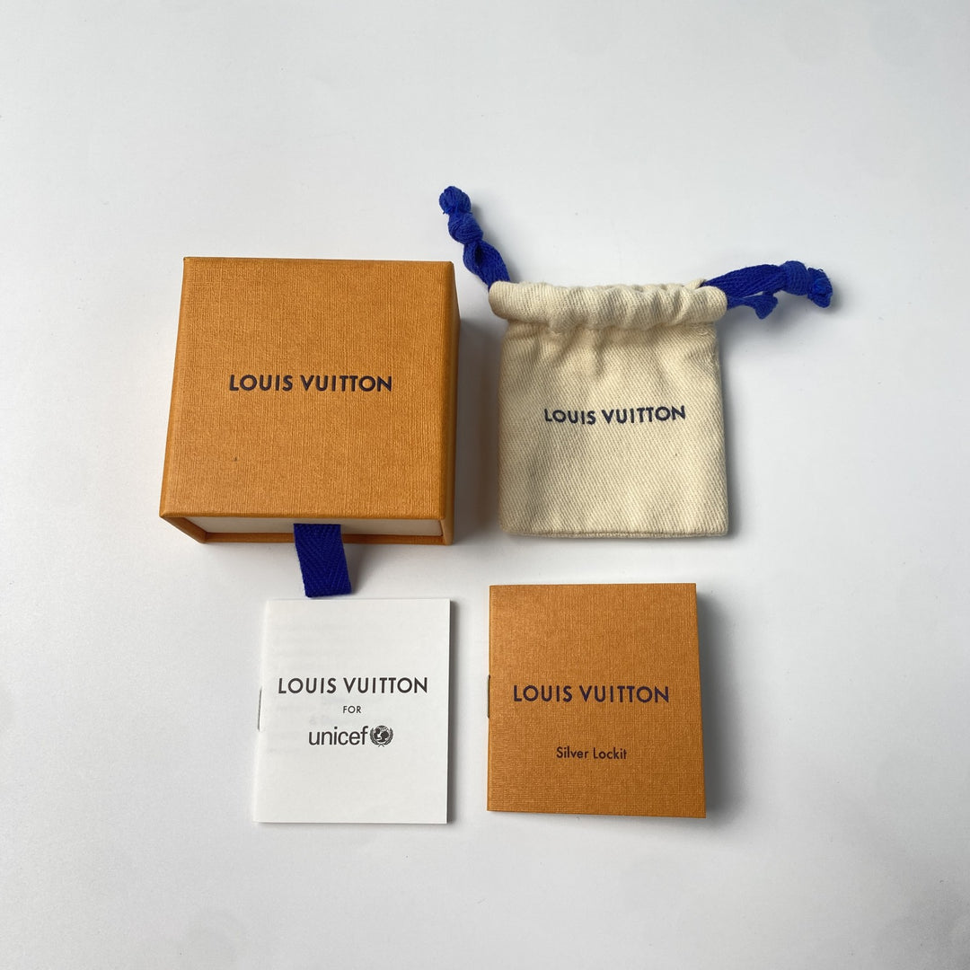 ルイ ヴィトン LOUIS VUITTON メンズ シルバーロックイット ヴァージル・アブロー ブレスレット Q05268 E84012