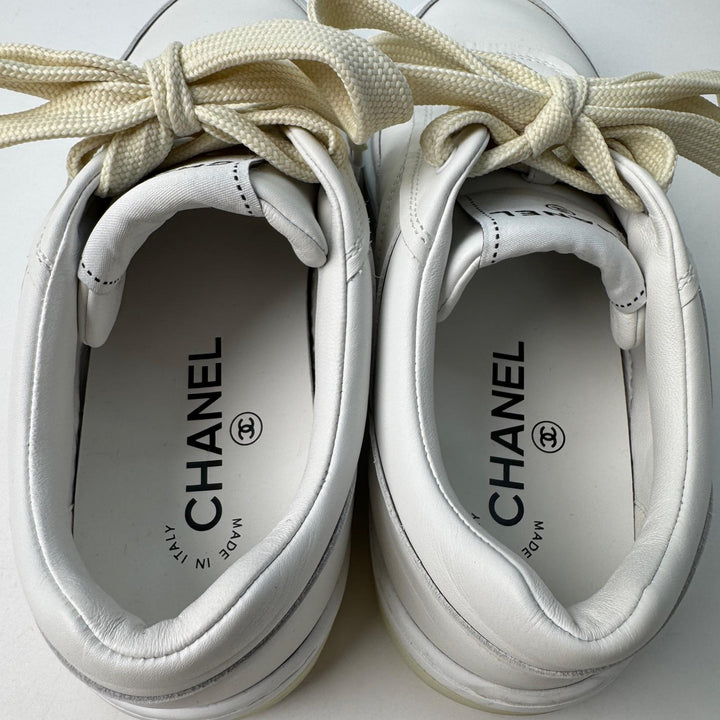 シャネル CHANEL ココマーク レザースニーカー G39978 サイズ36 レディース