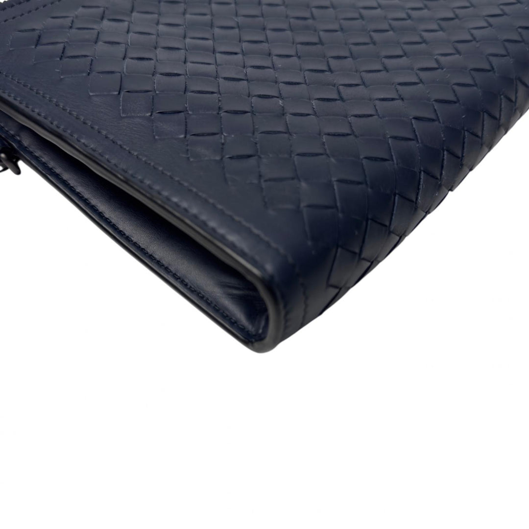 未使用 ボッテガヴェネタ Bottega Veneta イントレチャート クラッチバッグ セカンドバッグ メンズ