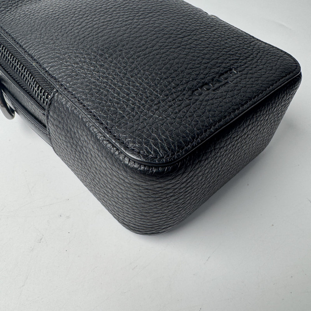 美品 コーチ COACH 2way ショルダーバッグ トップハンドル C3147 斜めがけ クロスボディ メンズ