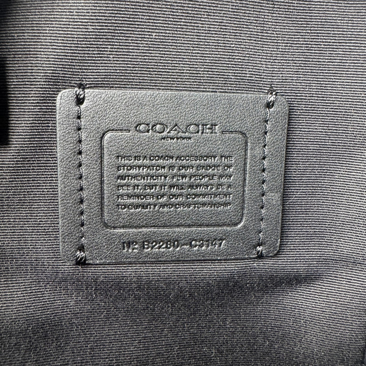 美品 コーチ COACH 2way ショルダーバッグ トップハンドル C3147 斜めがけ クロスボディ メンズ