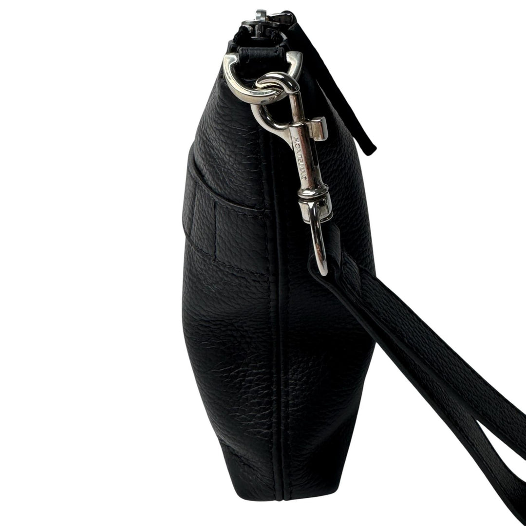 美品 モンブラン MONTBLANC クラッチバッグ レザー ブラック メンズ