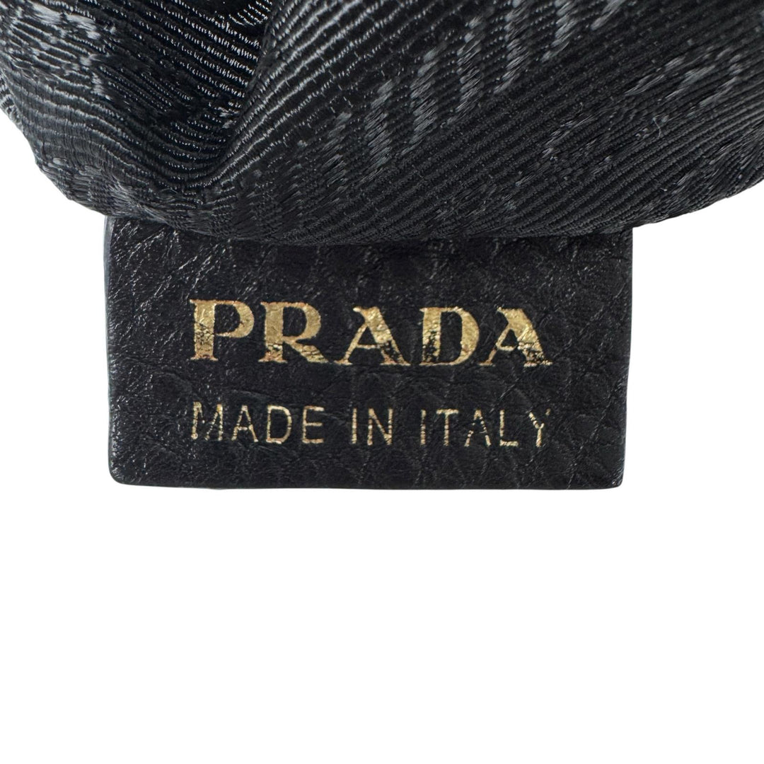 プラダ PRAD トートバッグ レザー 黒 ブラック BL0637 肩がけ レディース