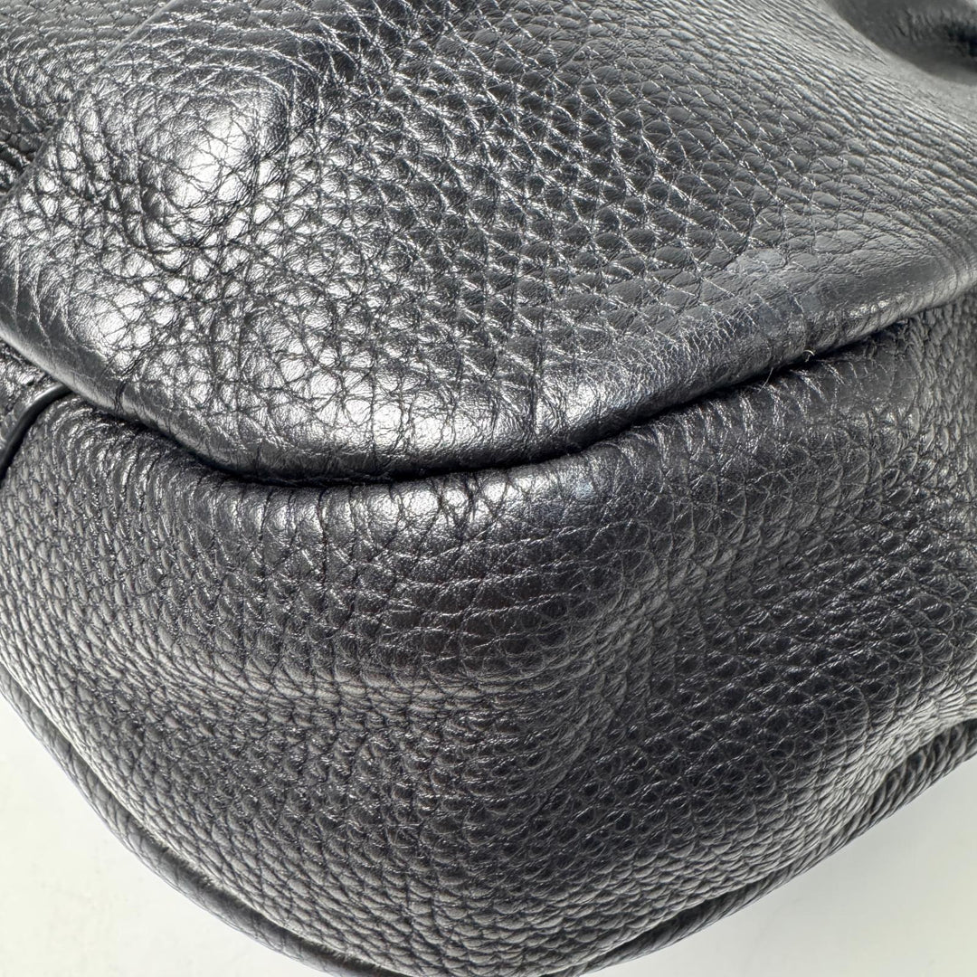 プラダ PRAD トートバッグ レザー 黒 ブラック BL0637 肩がけ レディース