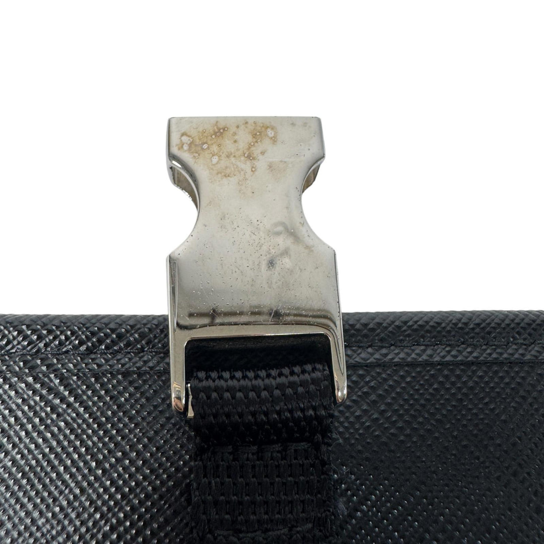 プラダ PRADA Re-Nylon サフィアーノレザー ミニ ショルダーバッグ メンズ