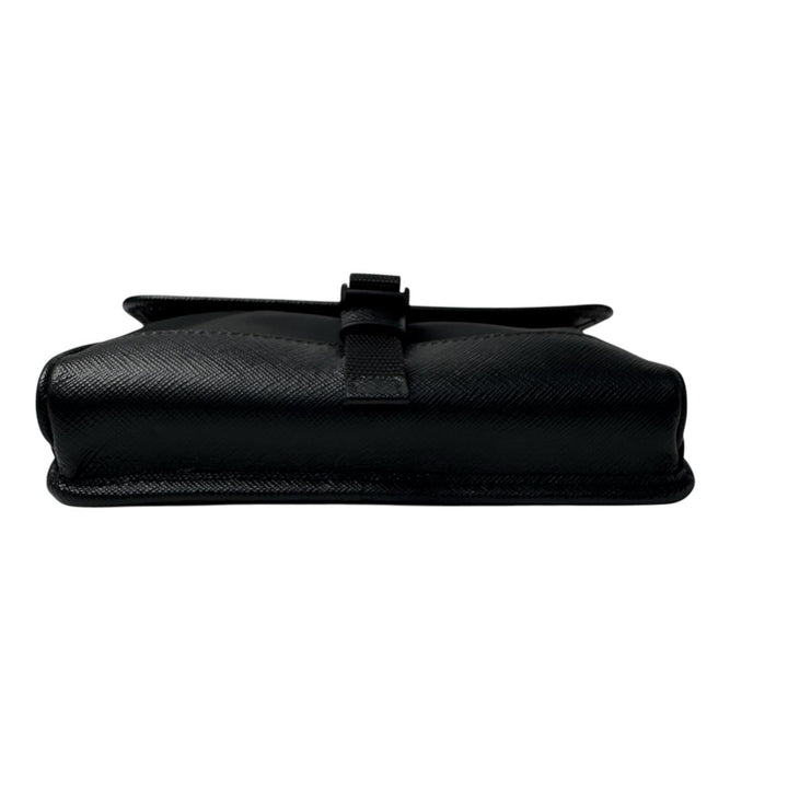 プラダ PRADA Re-Nylon サフィアーノレザー ミニ ショルダーバッグ メンズ