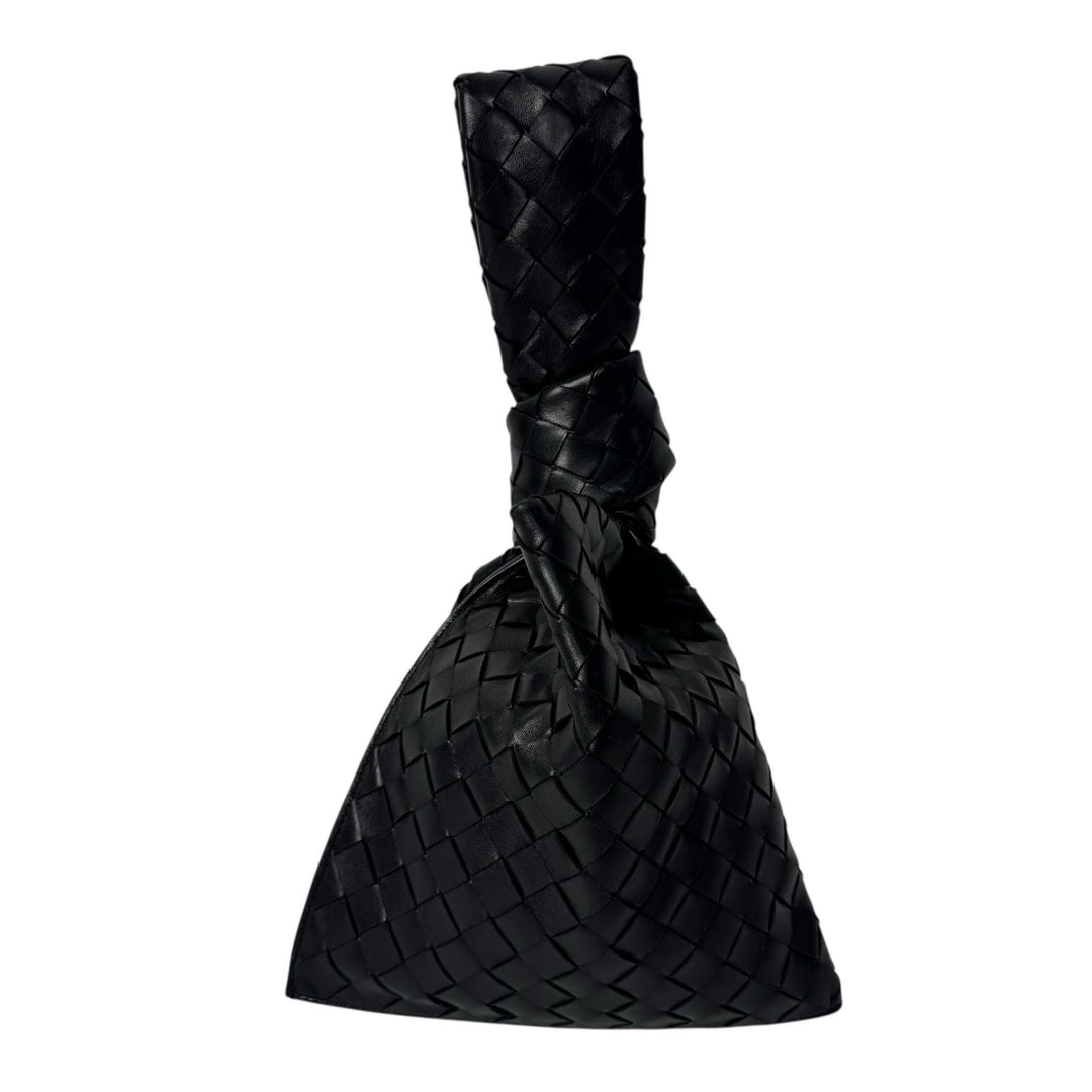 美品 ボッテガヴェネタ Bottega Veneta ハンドバッグ ツイスト B09372305L ブラック レディース