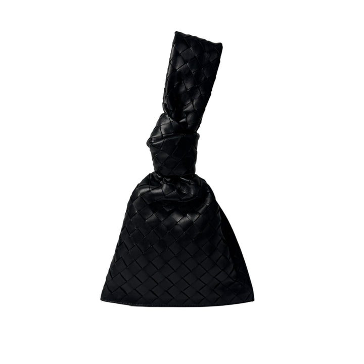 美品 ボッテガヴェネタ Bottega Veneta ハンドバッグ ツイスト B09372305L ブラック レディース
