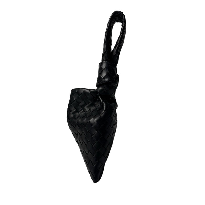 美品 ボッテガヴェネタ Bottega Veneta ハンドバッグ ツイスト B09372305L ブラック レディース