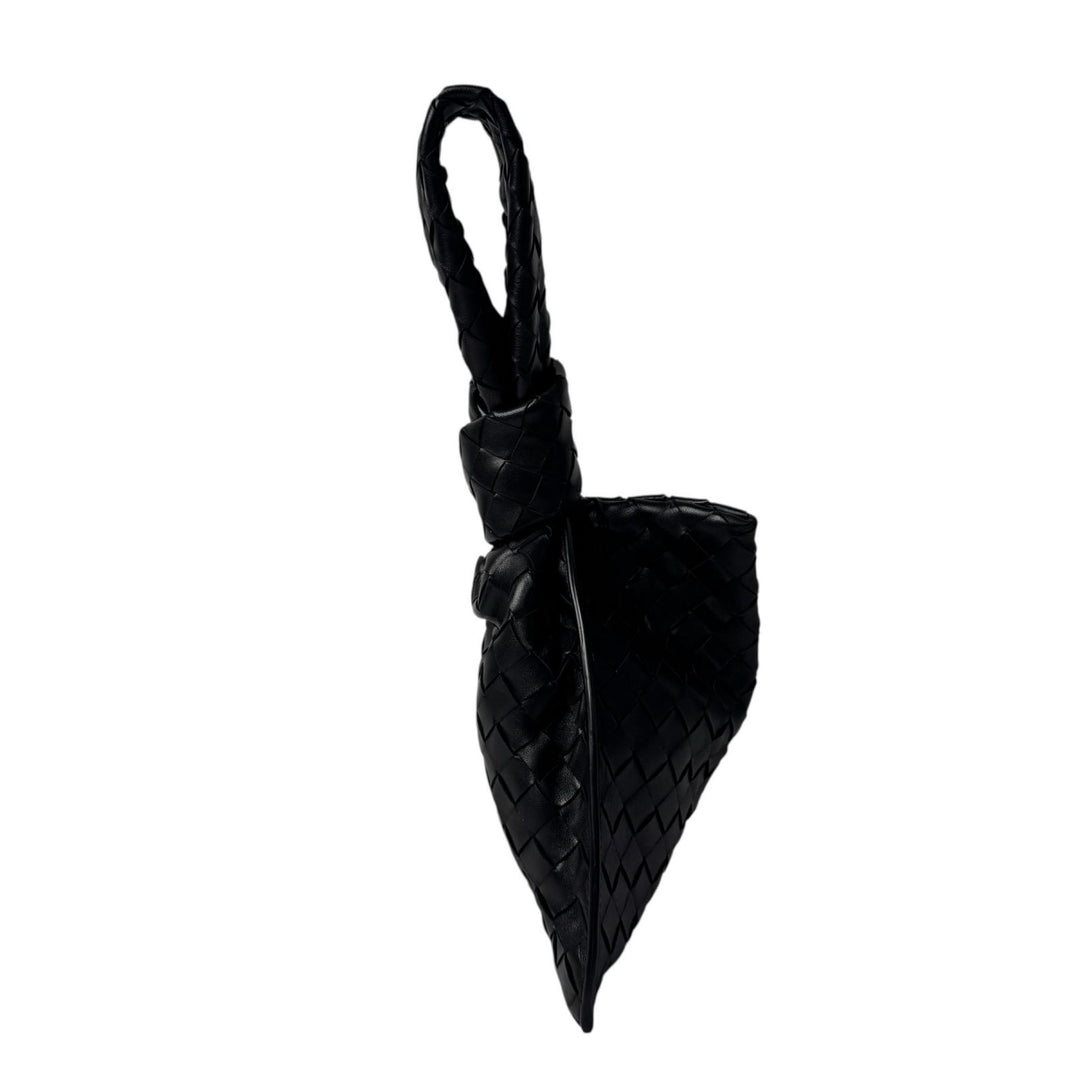 美品 ボッテガヴェネタ Bottega Veneta ハンドバッグ ツイスト B09372305L ブラック レディース