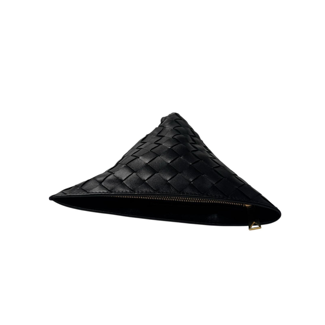 美品 ボッテガヴェネタ Bottega Veneta ハンドバッグ ツイスト B09372305L ブラック レディース