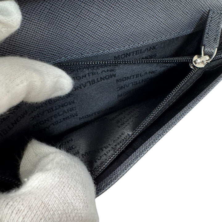 未使用 モンブラン MONTBLANC 長財布 レザー メンズ