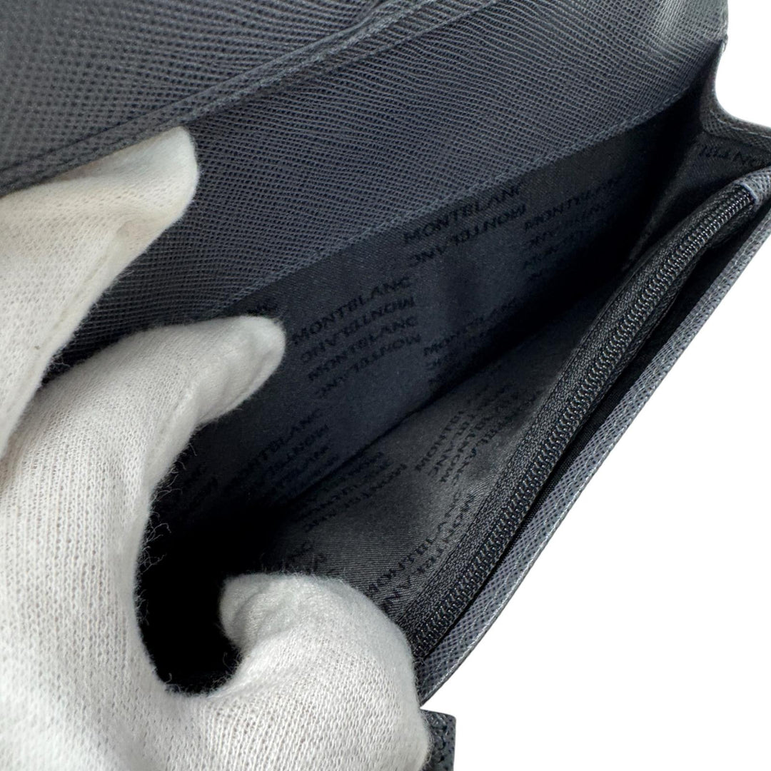 未使用 モンブラン MONTBLANC 長財布 レザー メンズ