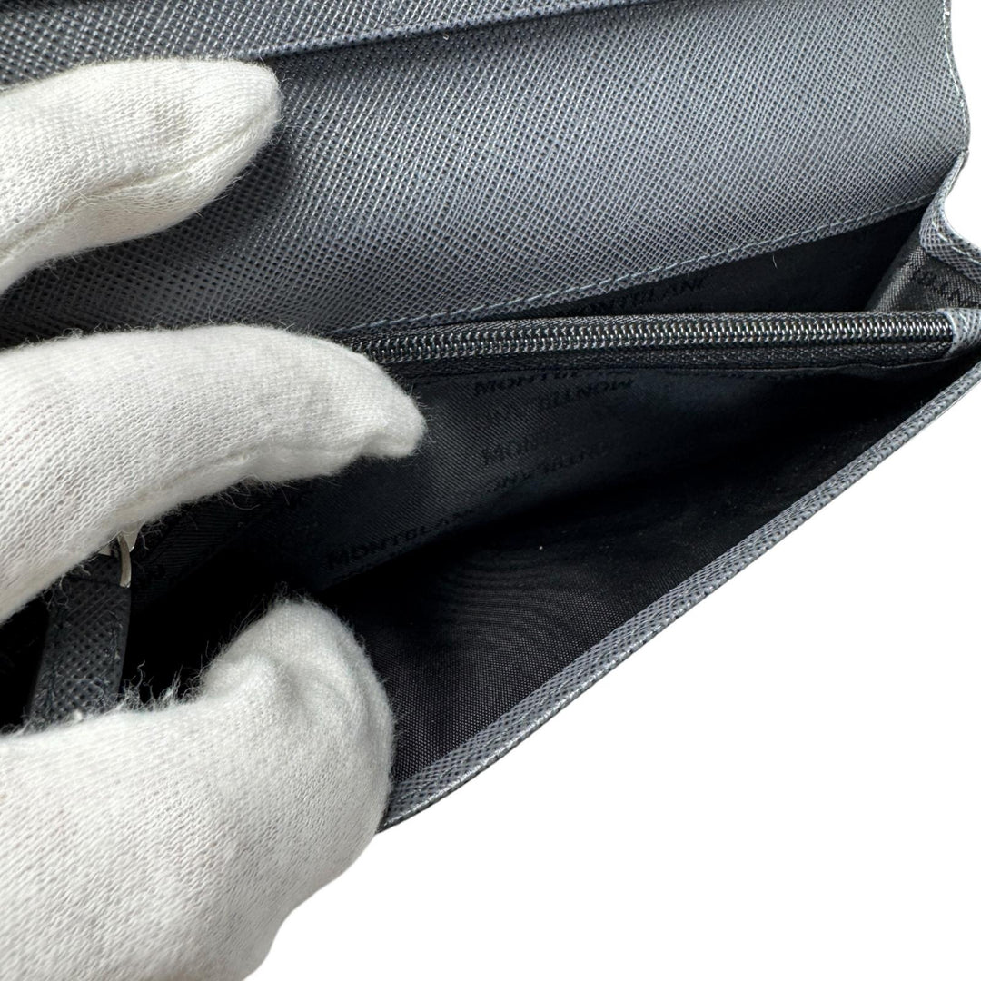 未使用 モンブラン MONTBLANC 長財布 レザー メンズ