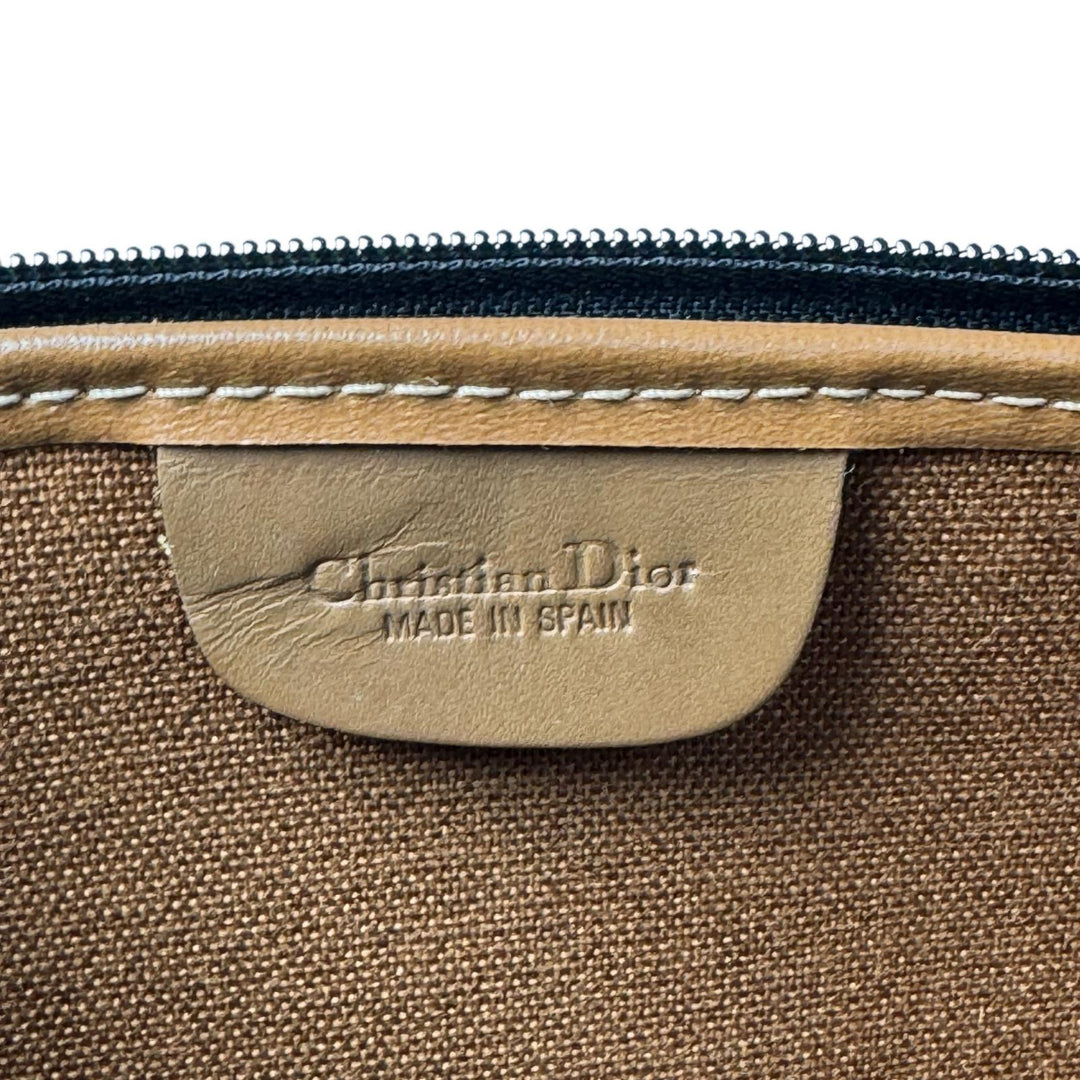 美品 クリスチャンディオール Christian Dior ヴィンテージ ハニカム柄 ポーチ クラッチバッグ レディース