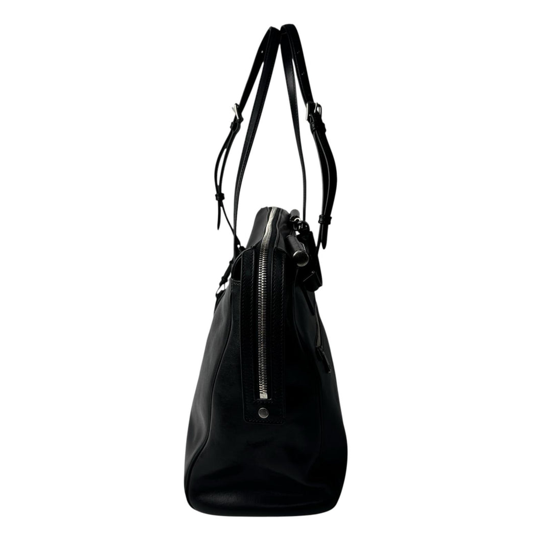 ドルチェアンドガッバーナ Dolce＆Gabbana D&G ヴィットリア カーフスキン 2way トートバッグ ブラック レディース