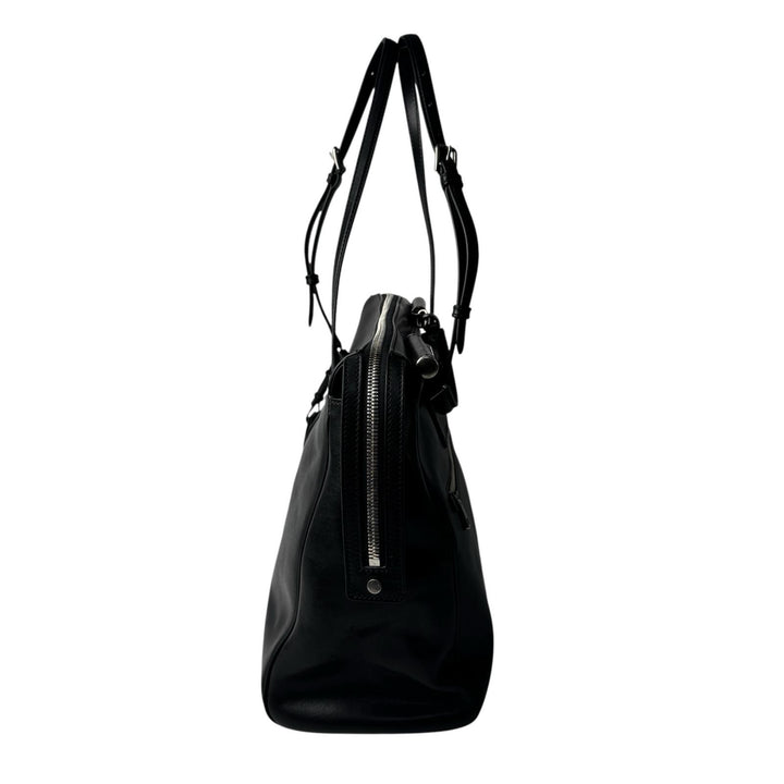 ドルチェアンドガッバーナ Dolce＆Gabbana D&G ヴィットリア カーフスキン 2way トートバッグ ブラック レディース