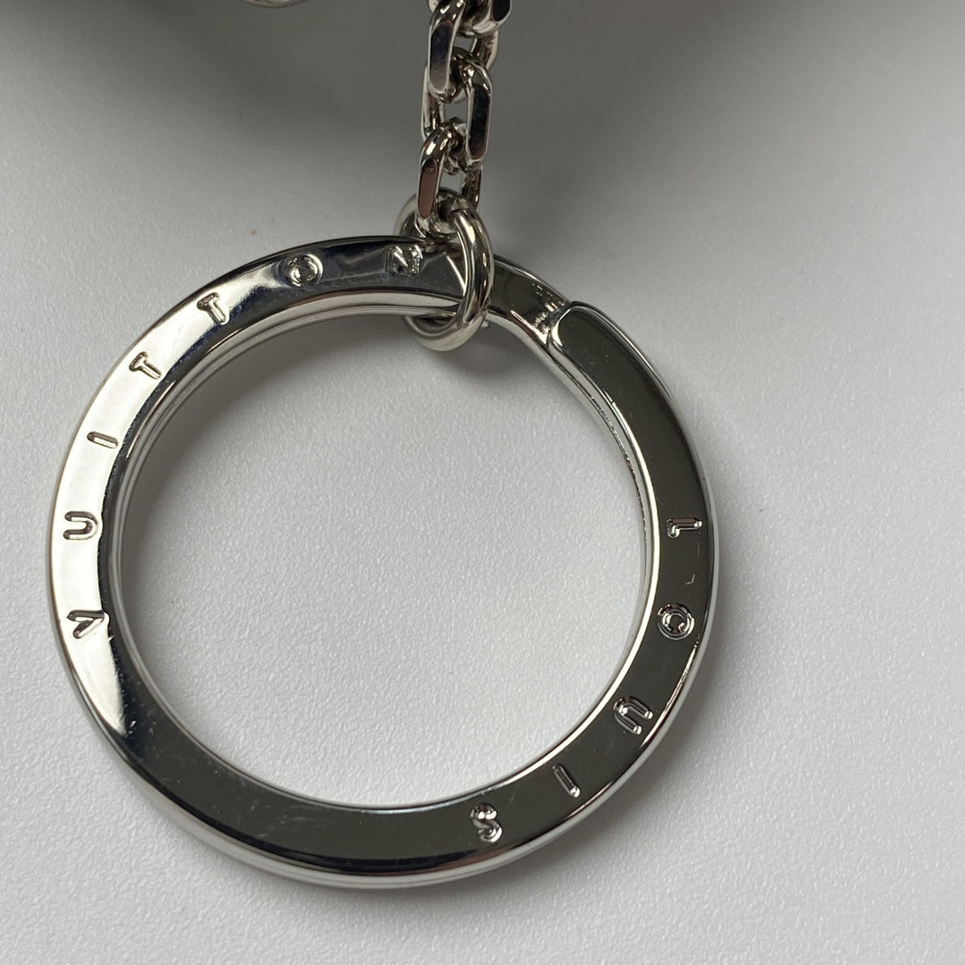 美品 ルイヴィトン LOUIS VUITTON レディース キーホルダー ミニキーポル メタリックミラー M01428