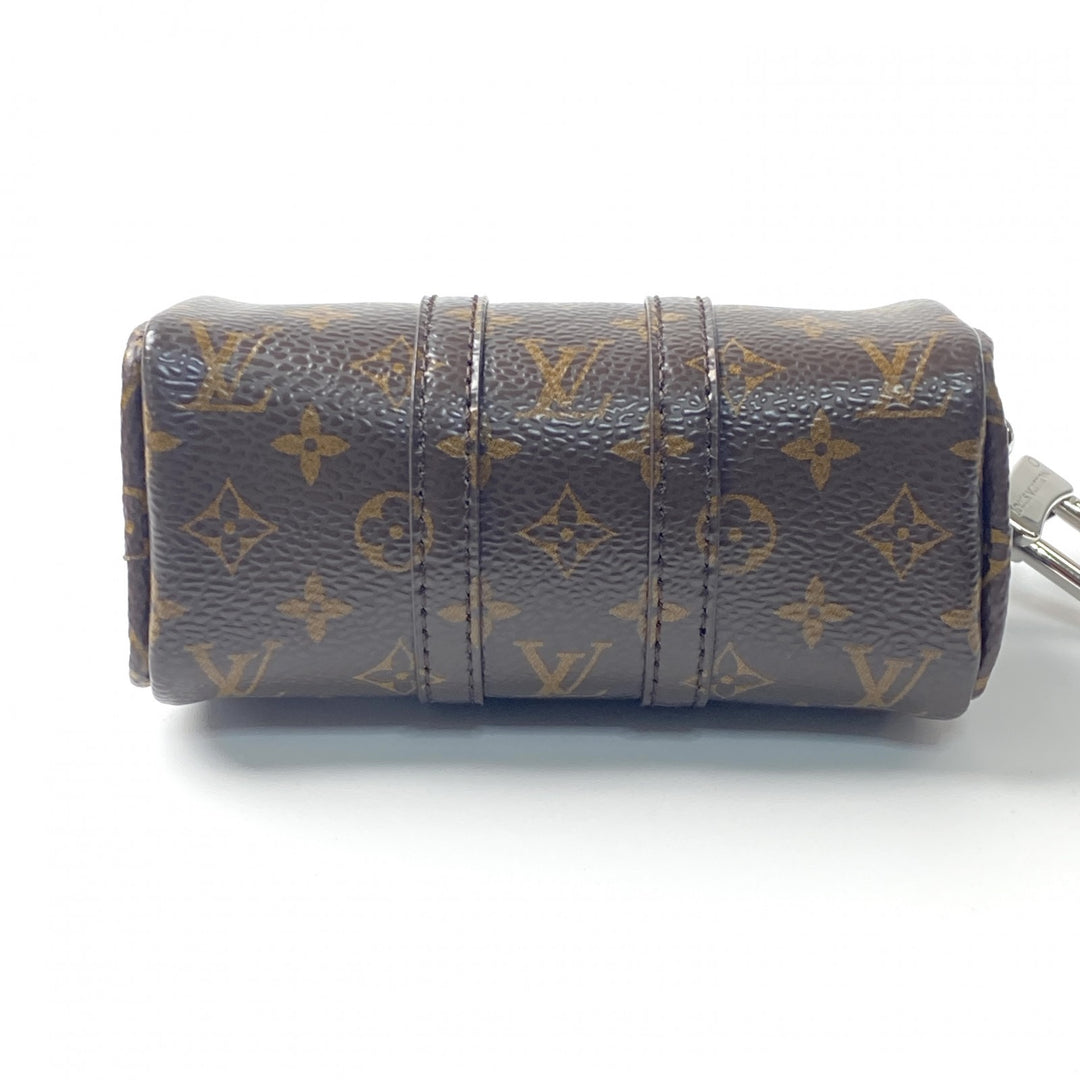 美品 ルイヴィトン LOUIS VUITTON レディース キーホルダー ミニキーポル メタリックミラー M01428