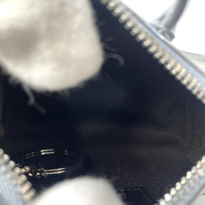 美品 ルイヴィトン LOUIS VUITTON レディース キーホルダー ミニキーポル メタリックミラー M01428