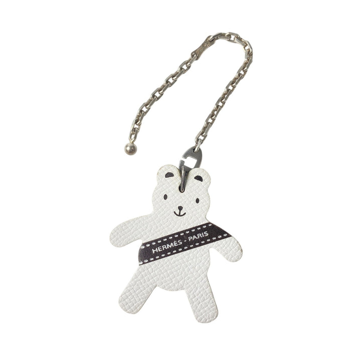 エルメス HERMES レディース クマ チャーム エプソン ホワイト 渋谷 西武 2008