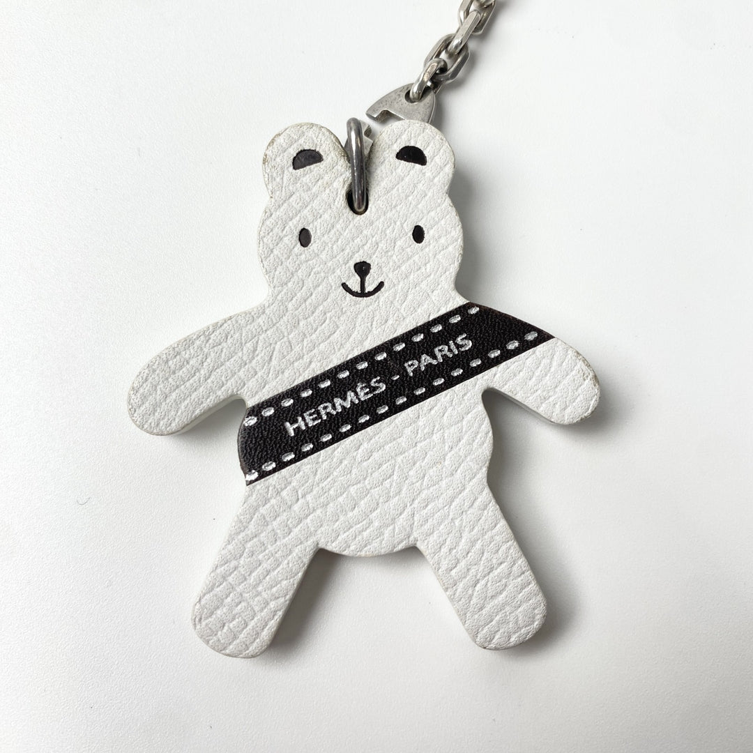 エルメス HERMES レディース クマ チャーム エプソン ホワイト 渋谷 西武 2008