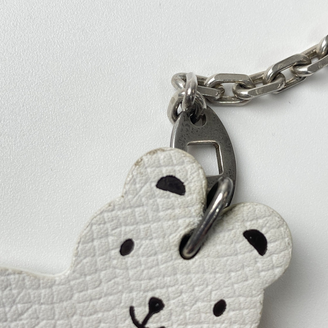 エルメス HERMES レディース クマ チャーム エプソン ホワイト 渋谷 西武 2008