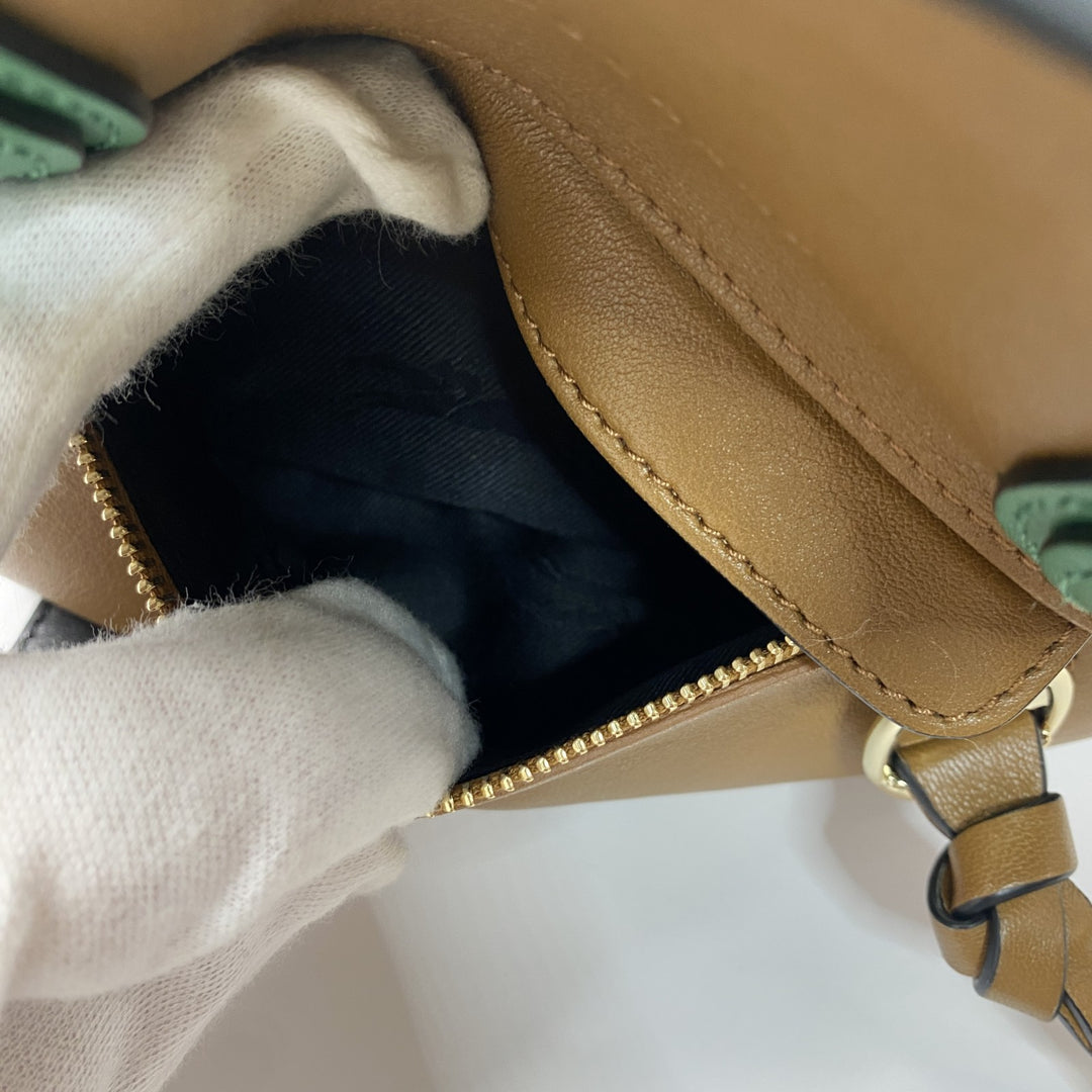 ロンシャン Longchanp レディース メールボックス トリコロール 2way ハンドバッグ ショルダーバッグ 斜めがけ クロスボディ