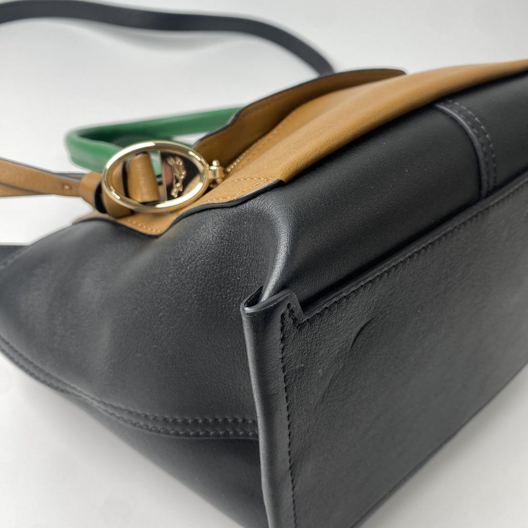 ロンシャン Longchanp レディース メールボックス トリコロール 2way ハンドバッグ ショルダーバッグ 斜めがけ クロスボディ