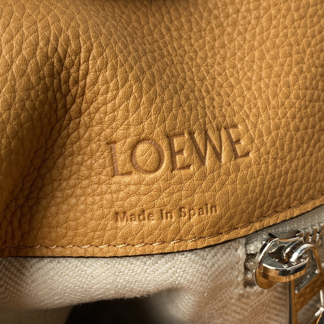 美品 ロエベ LOEWE レディース バイカラー レザー ショルダーバッグ トートバッグ 肩がけ