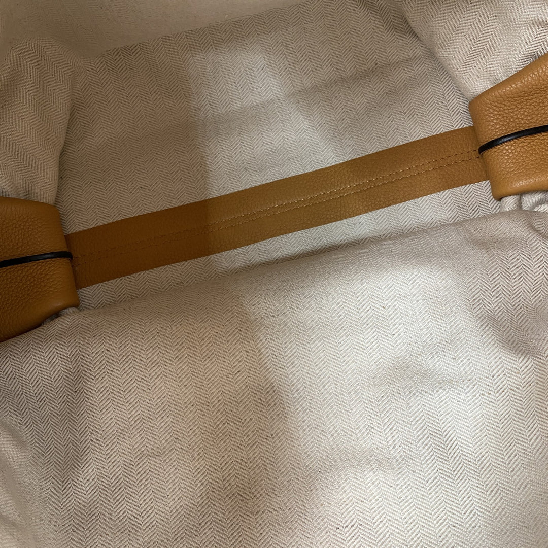 美品 ロエベ LOEWE レディース バイカラー レザー ショルダーバッグ トートバッグ 肩がけ