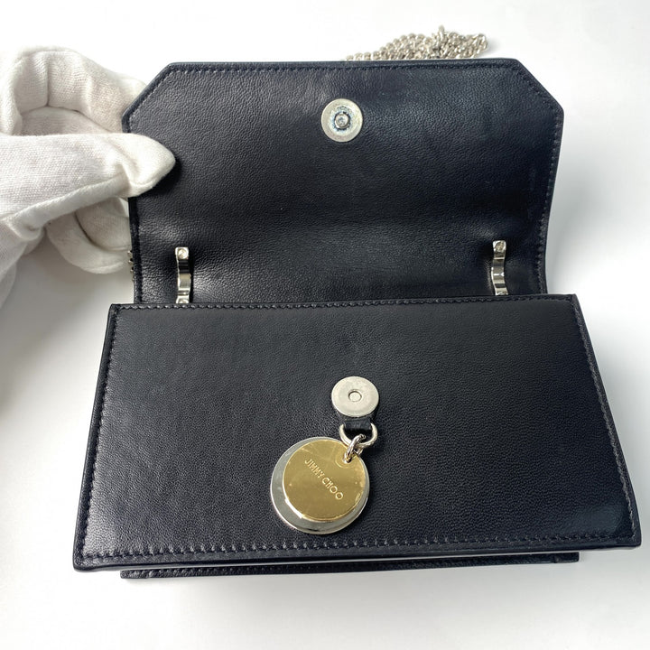 ジミーチュウ JIMMY CHOO レディース ミニ チェーン ショルダーバッグ 斜めがけ クロスボディ