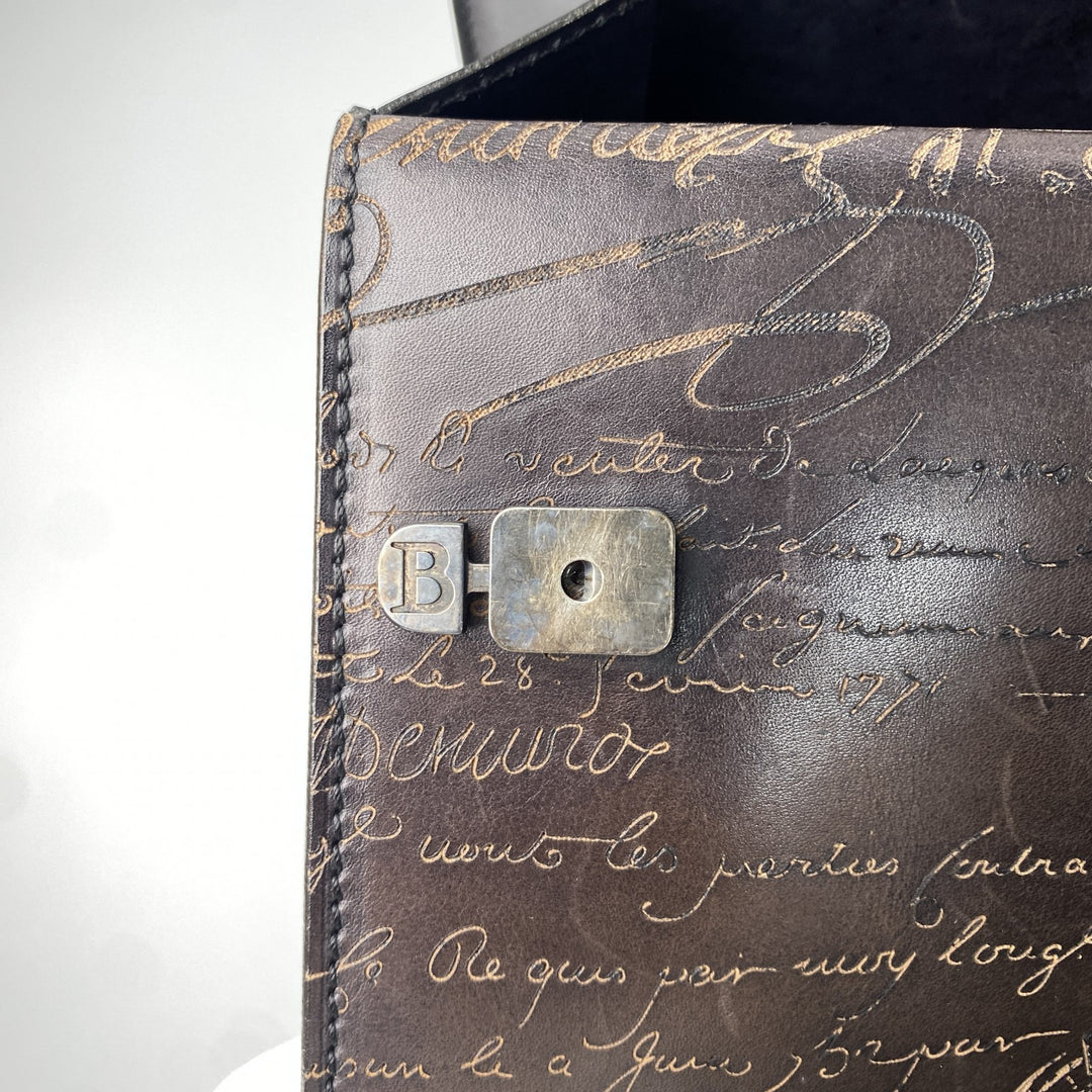 ベルルッティ Berluti メンズ グランド エクリトワール スクリット ブリーフケース オルガ期 ビジネスバッグ