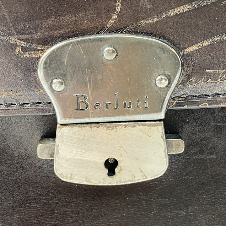 ベルルッティ Berluti メンズ グランド エクリトワール スクリット ブリーフケース オルガ期 ビジネスバッグ