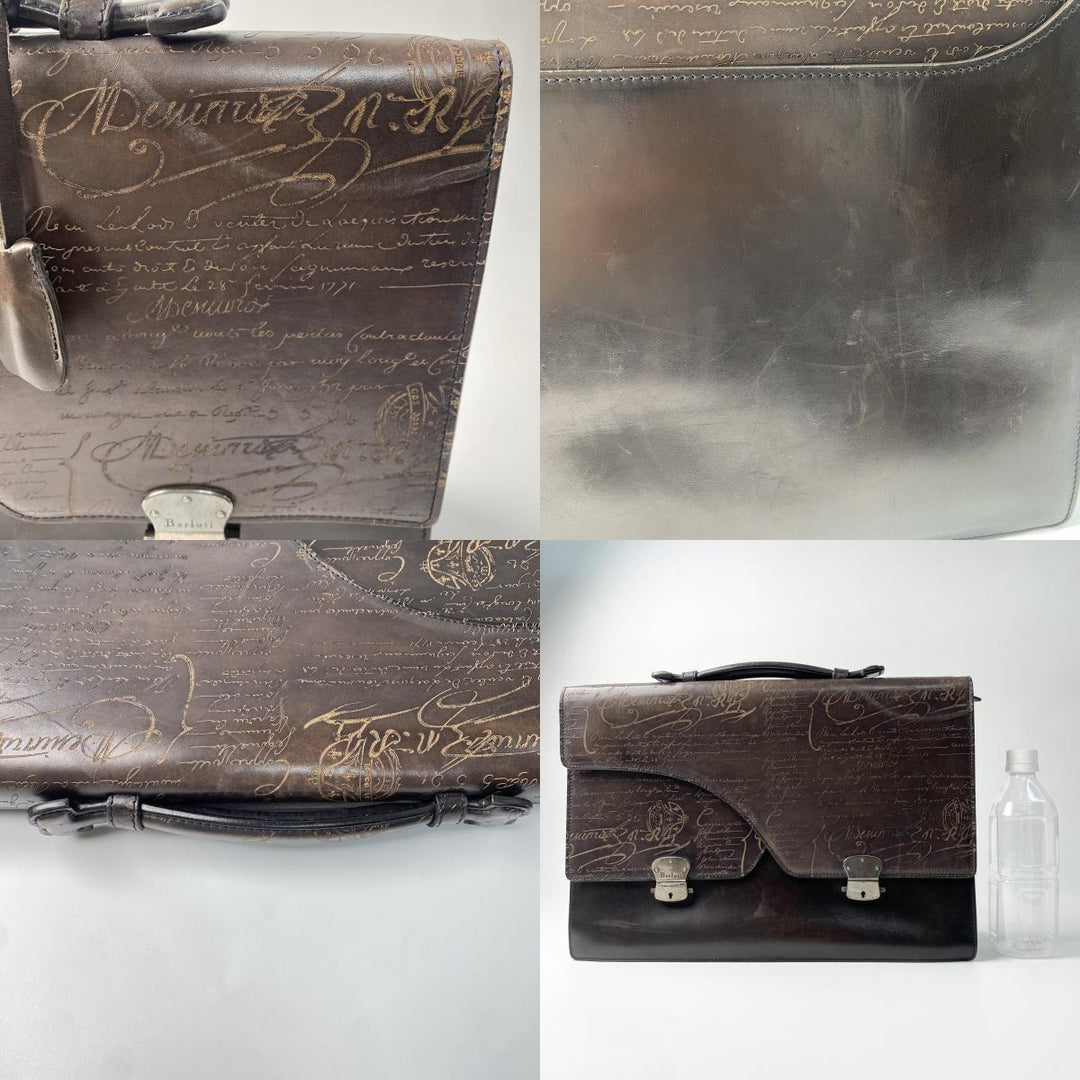 ベルルッティ Berluti メンズ グランド エクリトワール スクリット ブリーフケース オルガ期 ビジネスバッグ