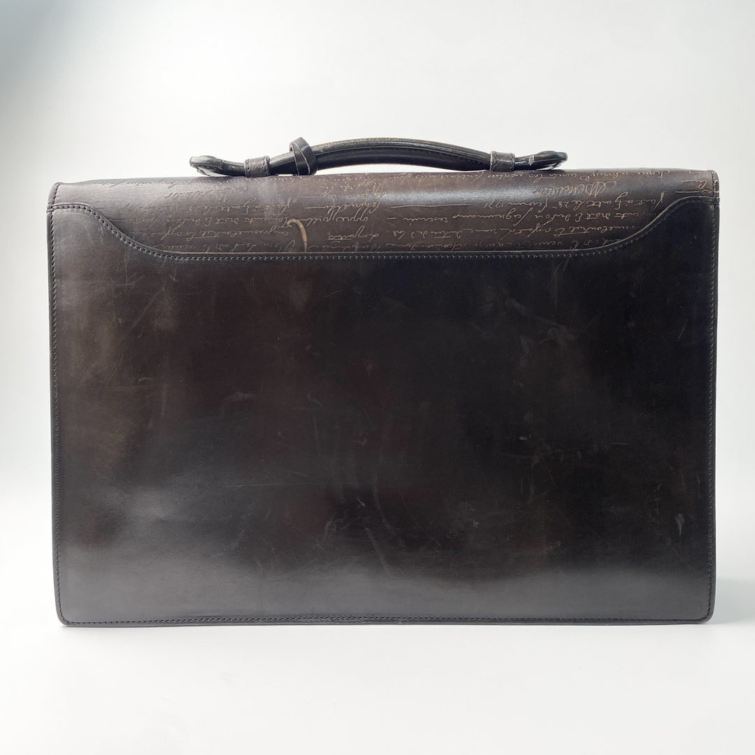 ベルルッティ Berluti メンズ グランド エクリトワール スクリット ブリーフケース オルガ期 ビジネスバッグ
