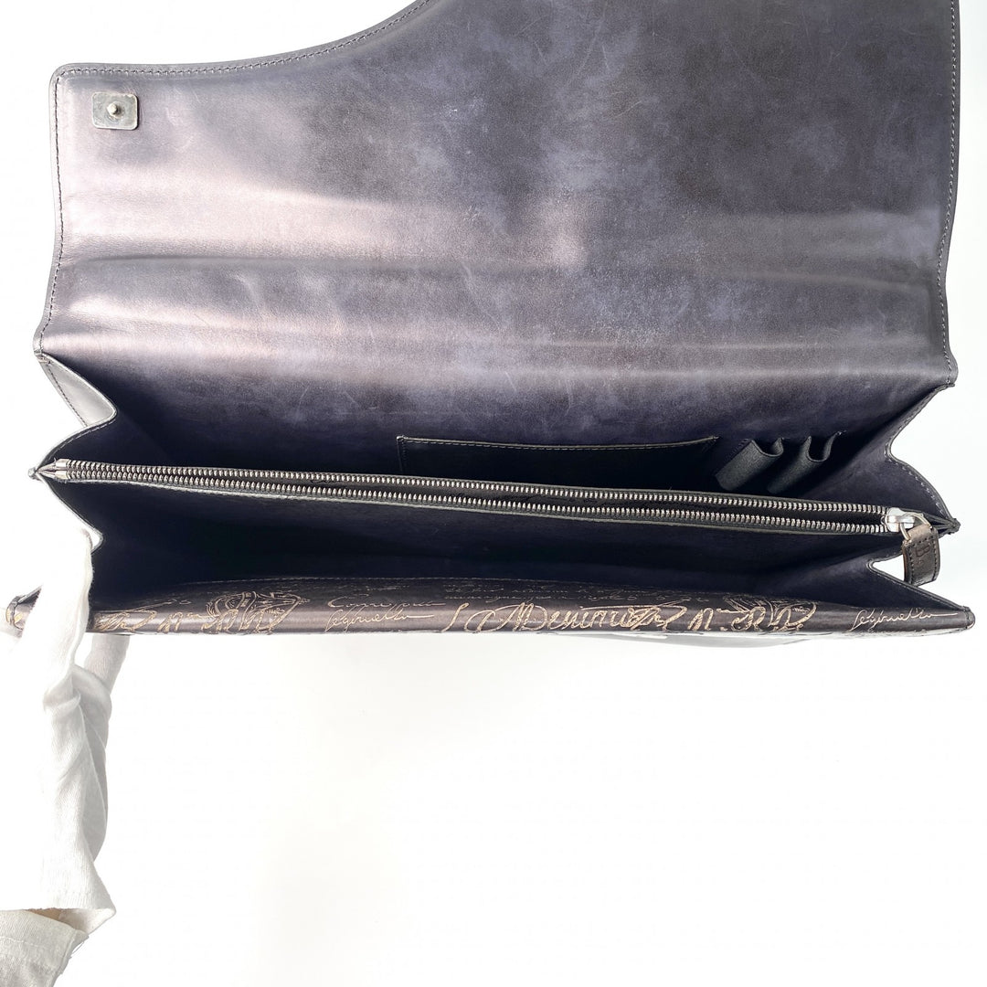 ベルルッティ Berluti メンズ グランド エクリトワール スクリット ブリーフケース オルガ期 ビジネスバッグ