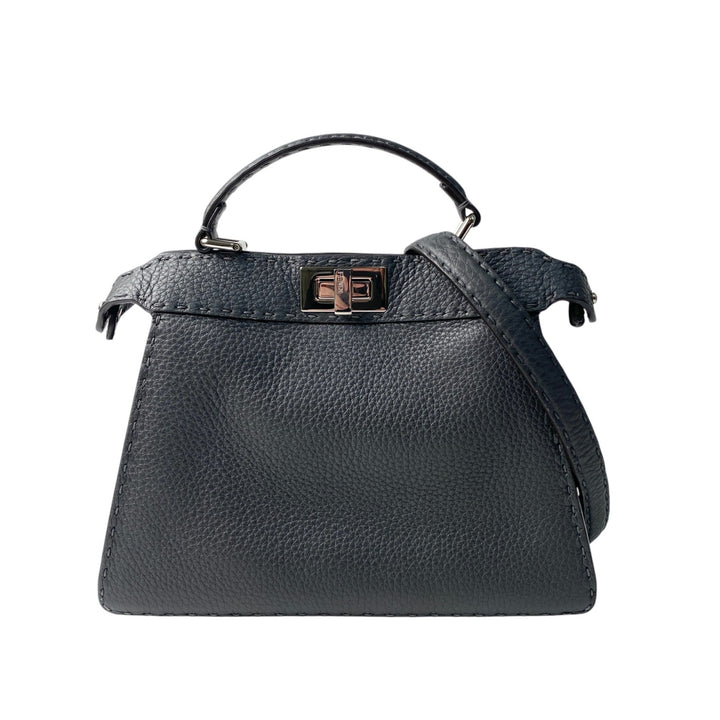 美品 フェンディ FENDI レディース ピーカブー セレリア 8BN327 アイシーユー スモール ハンドバッグ ショルダーバッグ 斜めがけ クロスボディ