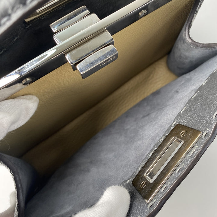 美品 フェンディ FENDI レディース ピーカブー セレリア 8BN327 アイシーユー スモール ハンドバッグ ショルダーバッグ 斜めがけ クロスボディ