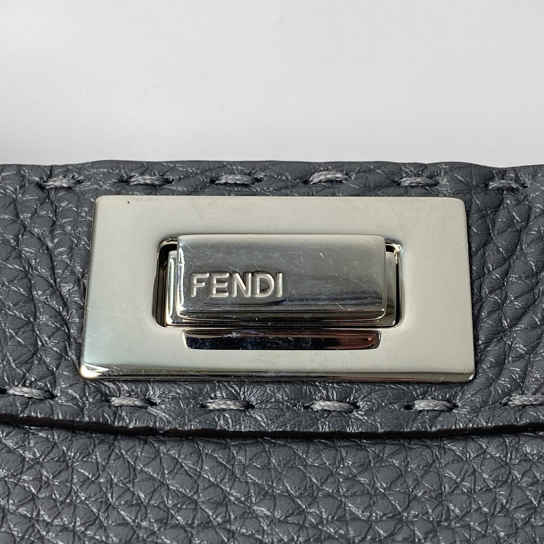 美品 フェンディ FENDI レディース ピーカブー セレリア 8BN327 アイシーユー スモール ハンドバッグ ショルダーバッグ 斜めがけ クロスボディ