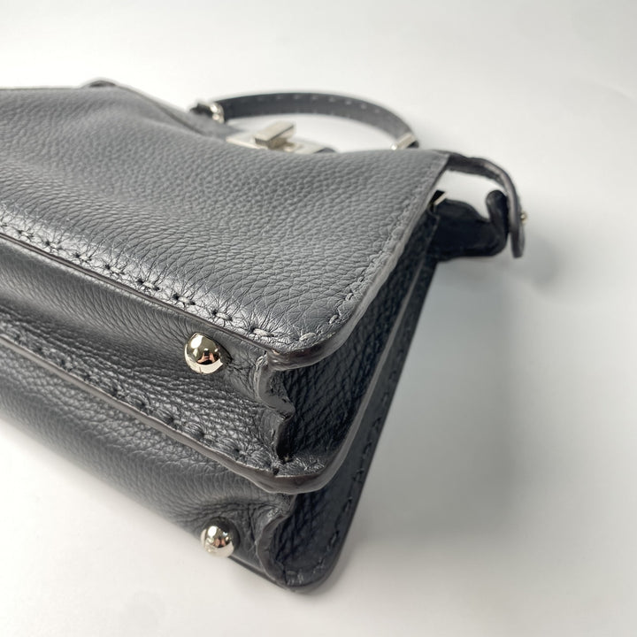 美品 フェンディ FENDI レディース ピーカブー セレリア 8BN327 アイシーユー スモール ハンドバッグ ショルダーバッグ 斜めがけ クロスボディ