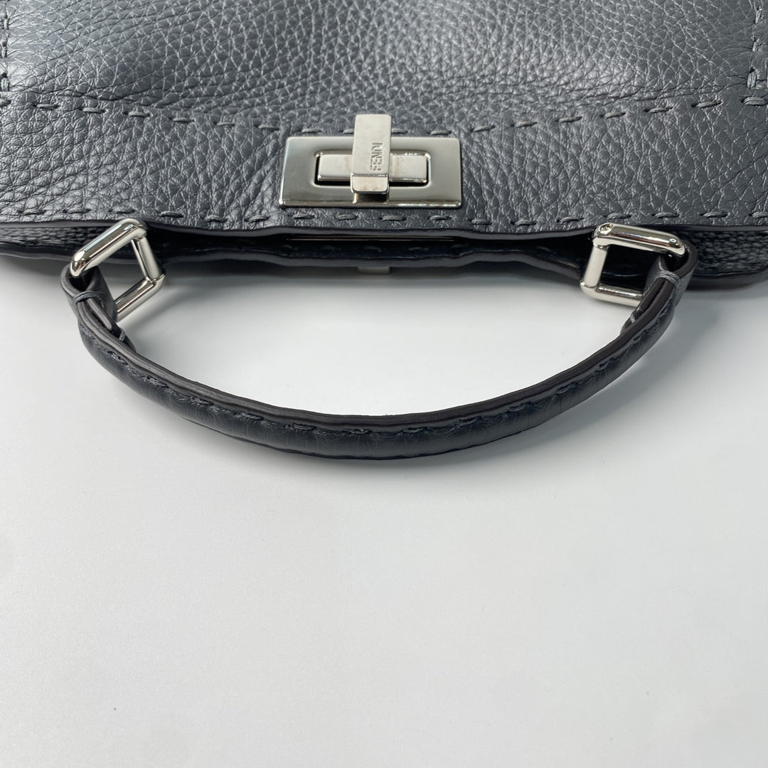 美品 フェンディ FENDI レディース ピーカブー セレリア 8BN327 アイシーユー スモール ハンドバッグ ショルダーバッグ 斜めがけ クロスボディ